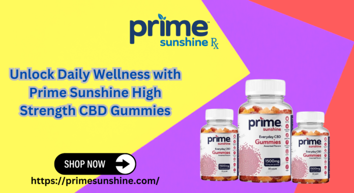 High Strength CBD Gummies