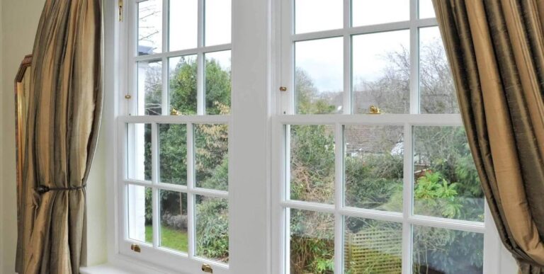 Wooden Sash Window Decorations