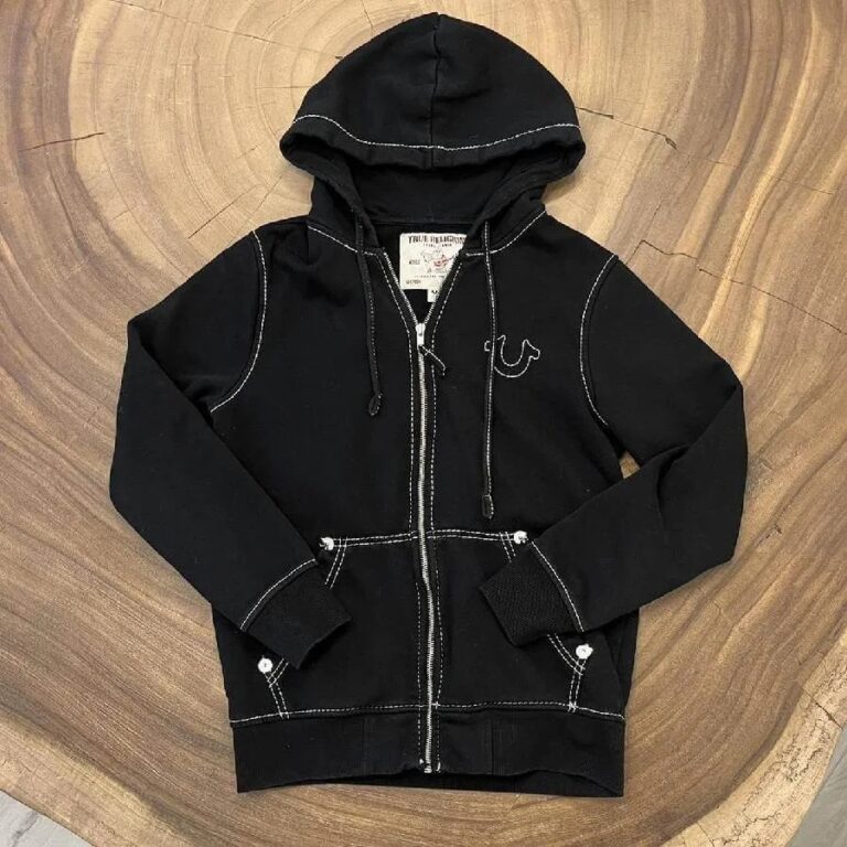 Y2K Black Hoodie .