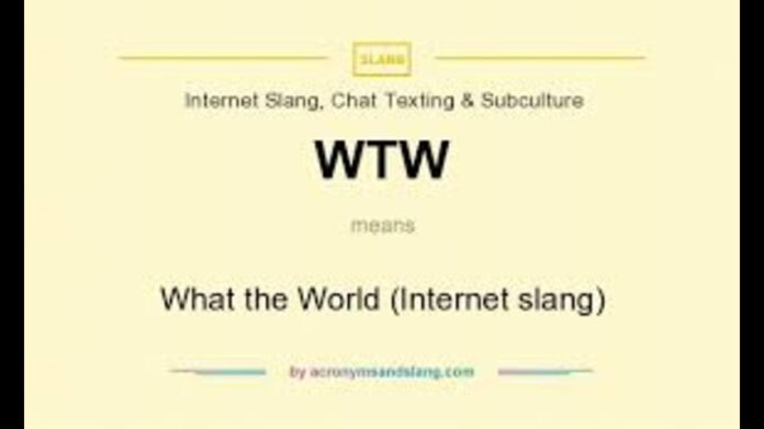 WTW meaning in text