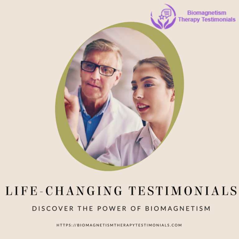 Biomagnetism therapy testimonials