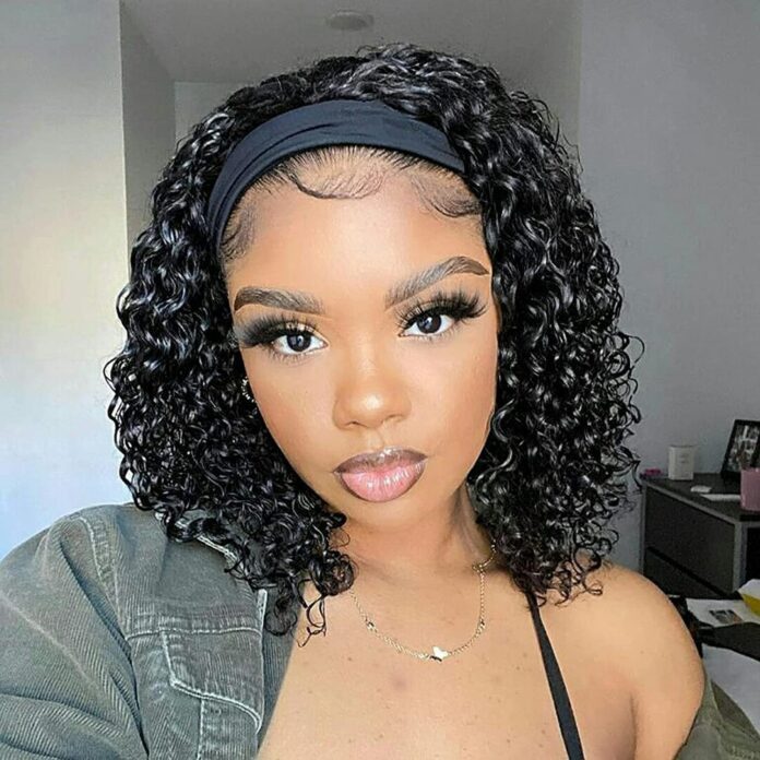 Headband wigs for women