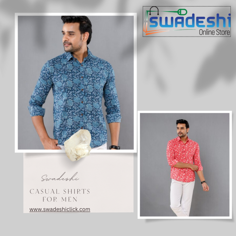 cotton printed shirts for men