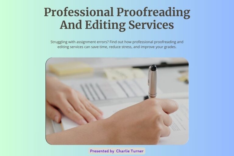 Professional Proofreading And Editing Services